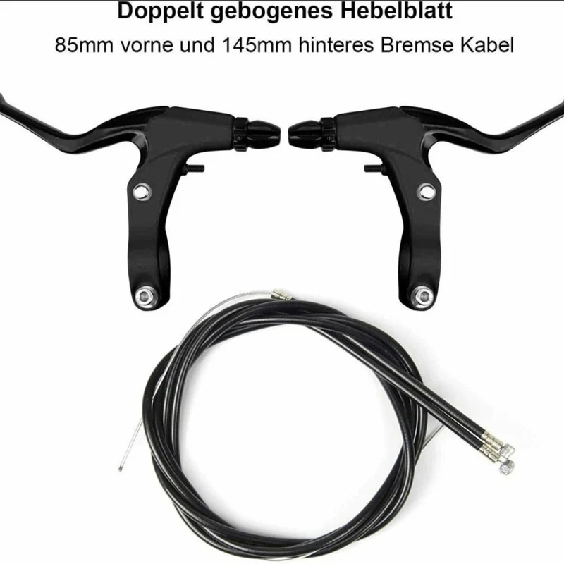 Fahrrad MTB Mechanische Scheibenbremsen Set Vorne Hinten Bremsklötze