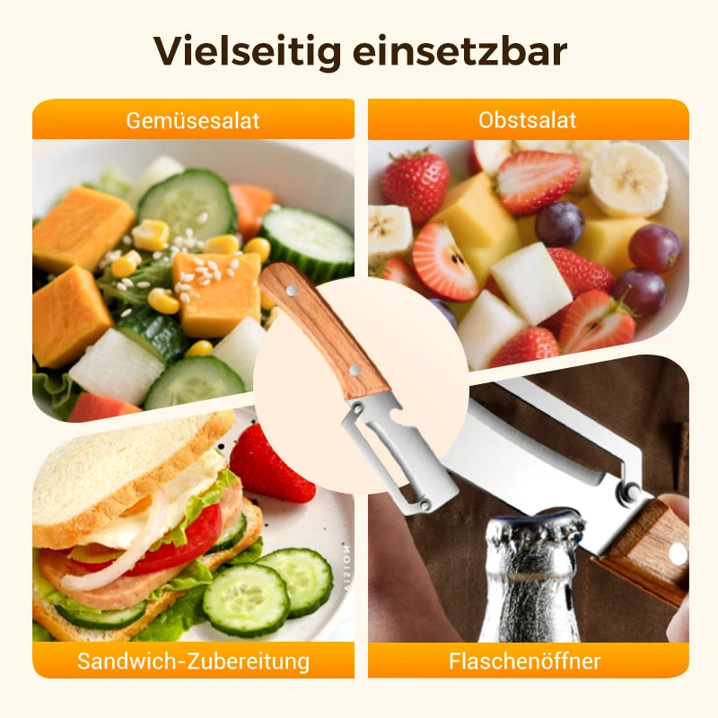 🥕 1+1 GRATIS! 🔥 Multifunktionaler Gemüseschäler für Die Küche – Edelstahlklinge, Ergonomischer Griff & Ideal Zum Schälen Von Obst & Gemüse ✨
