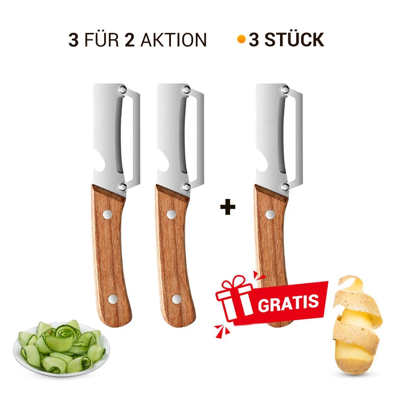 🥕 1+1 GRATIS! 🔥 Multifunktionaler Gemüseschäler für Die Küche – Edelstahlklinge, Ergonomischer Griff & Ideal Zum Schälen Von Obst & Gemüse ✨