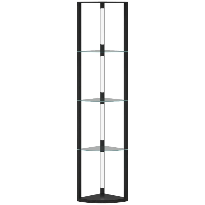 Stehlampe Glasregal Stehleuchte Beleuchtung Lampe Regal Möbel