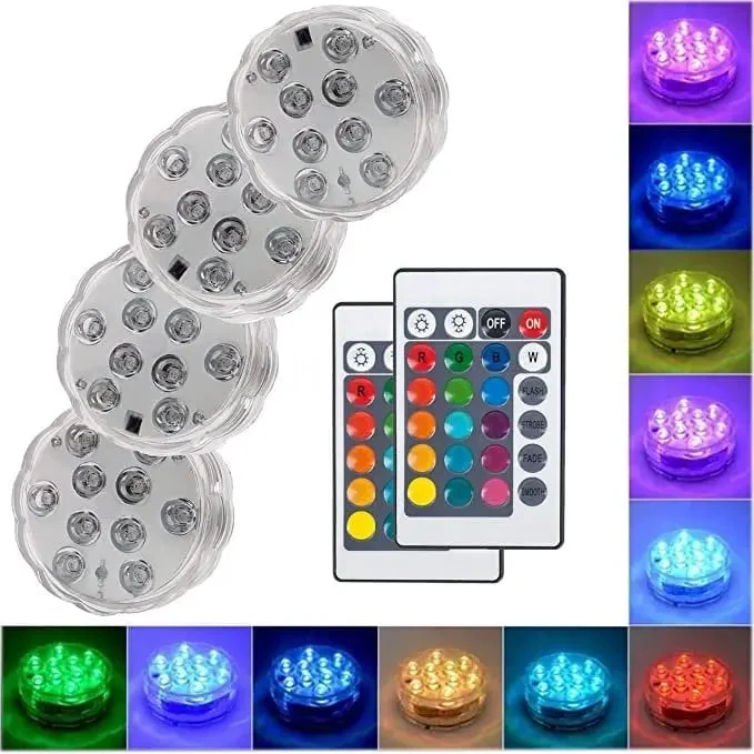 Unterwasser-LED-Leuchten (mit Funkfernbedienung)