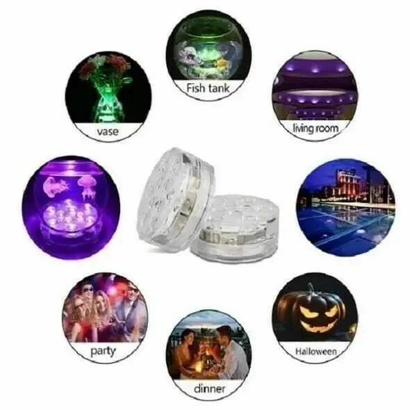 Unterwasser-LED-Leuchten (mit Funkfernbedienung)