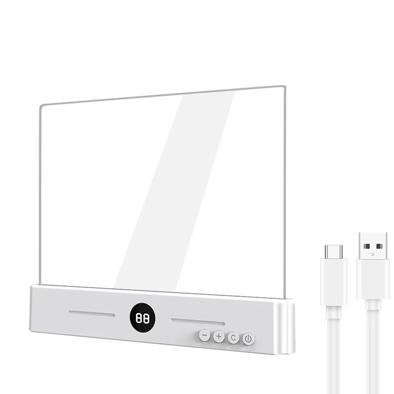 📖💡LED-Panel-Leselampe mit 3 Farben und Timer