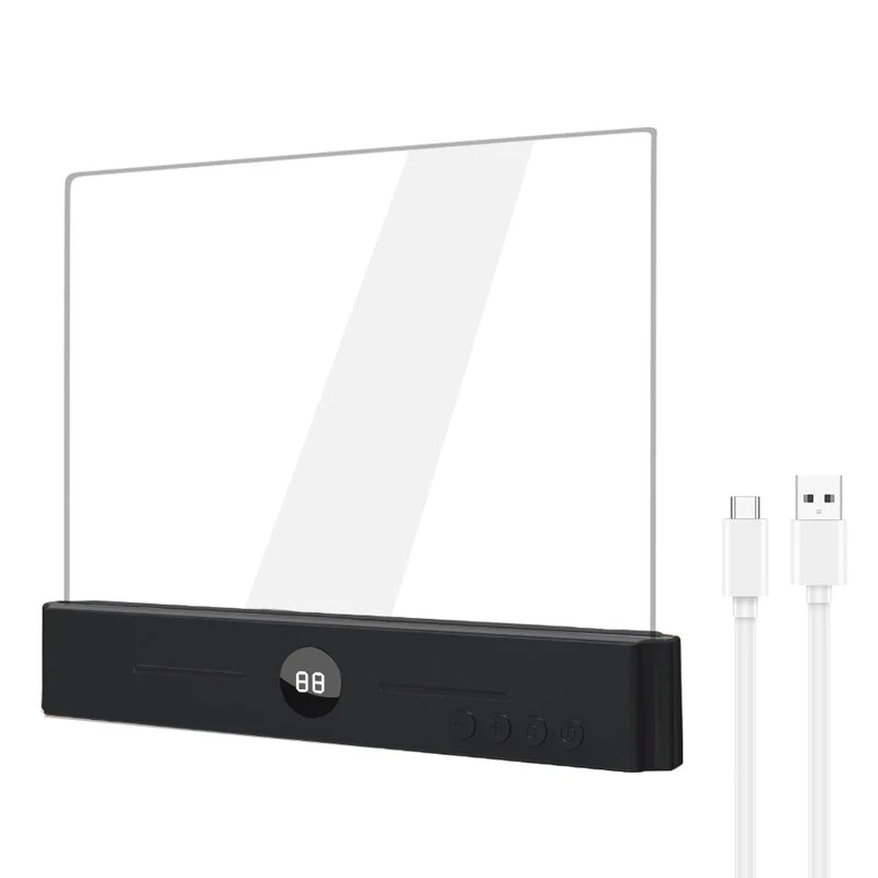 📖💡LED-Panel-Leselampe mit 3 Farben und Timer