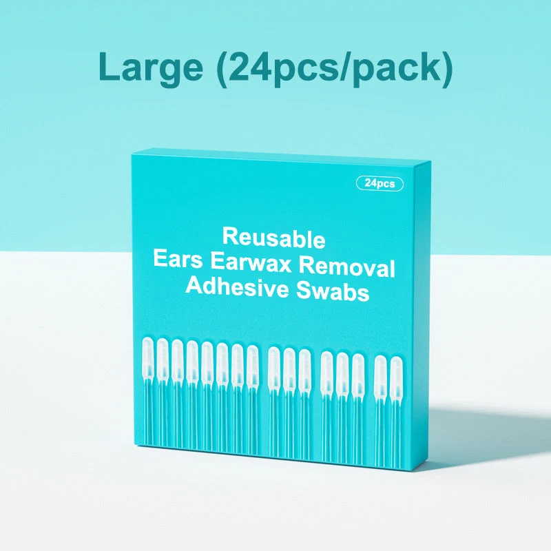 🔥50 % Rabatt🔥👂Wiederverwendbare Ohrenschmalz-Entferner – Hygienische Klebe-Stäbchen zur sanften Ohrenreinigung