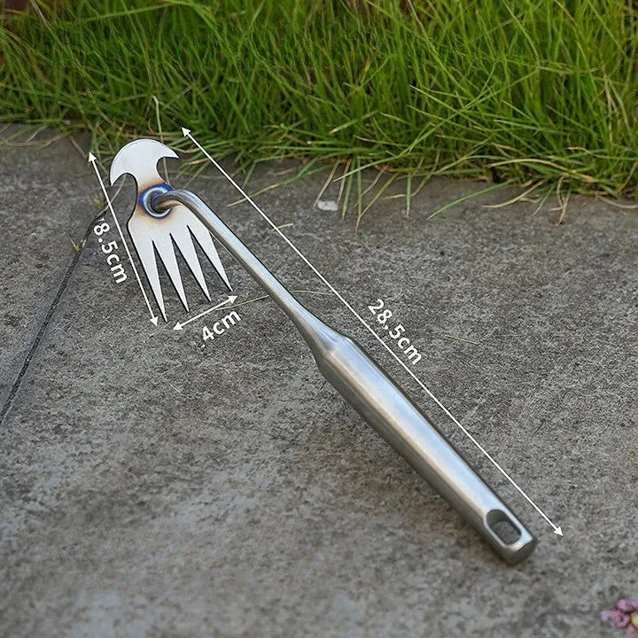 🌿 50% RABATT! 🔨 Robuster Gartenhacken aus Edelstahl – Handgeführtes Unkrautentfernungswerkzeug, Ideal für Bodenlockerung & Wurzelentfernung 🧤