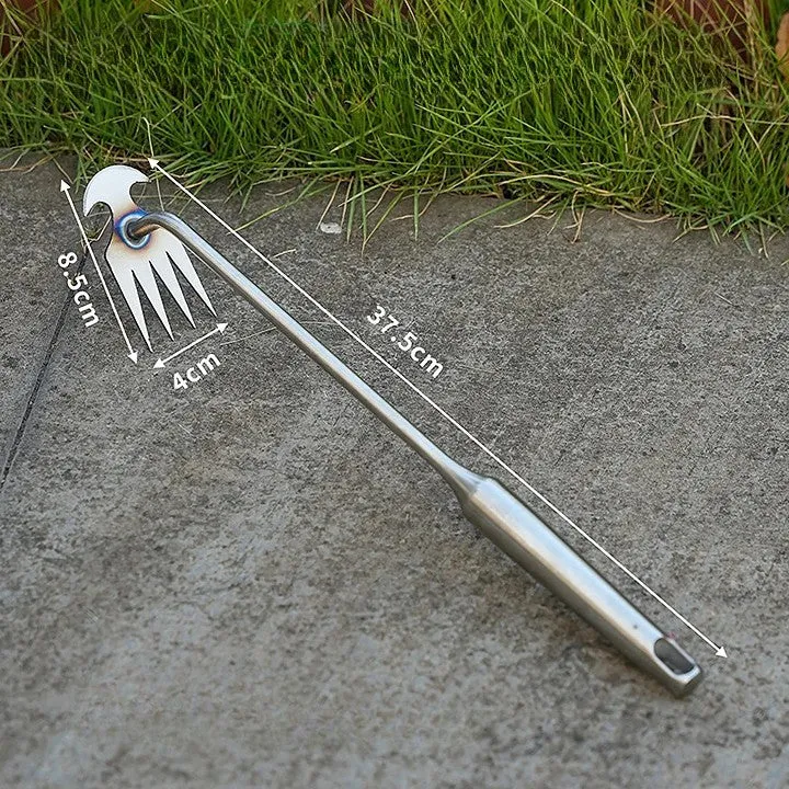 🌿 50% RABATT! 🔨 Robuster Gartenhacken aus Edelstahl – Handgeführtes Unkrautentfernungswerkzeug, Ideal für Bodenlockerung & Wurzelentfernung 🧤