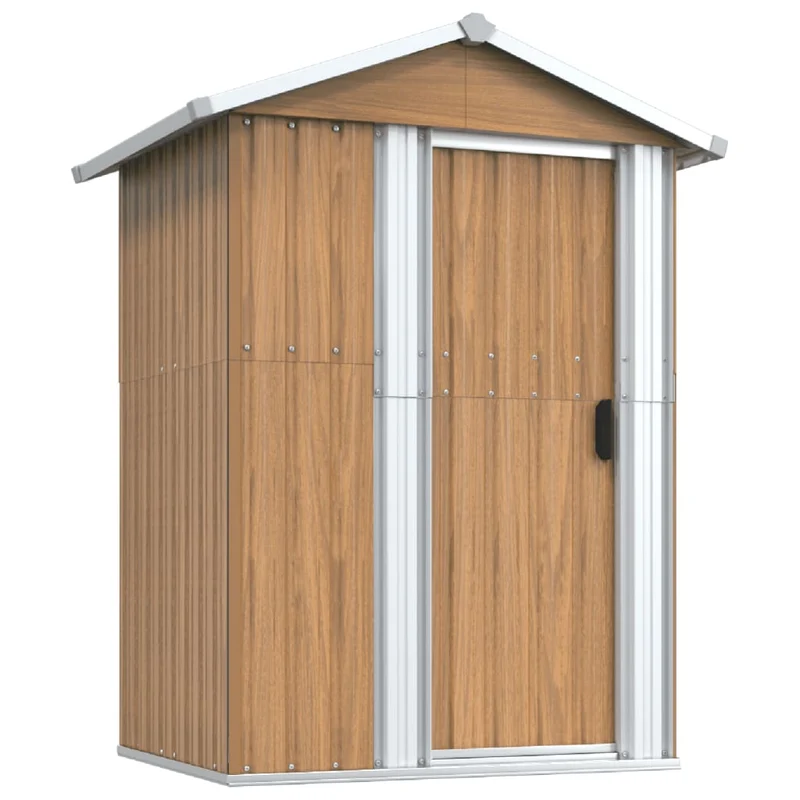 Gartenhaus Verzinkt 126x97,5x177cm Gerätehaus Geräteschuppen Schuppen