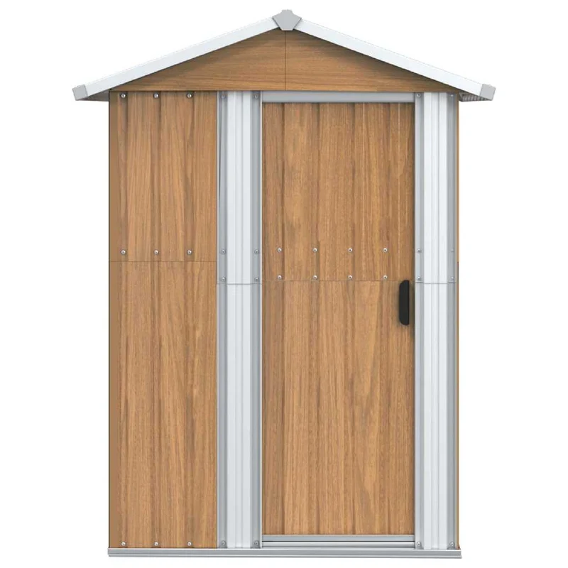Gartenhaus Verzinkt 126x97,5x177cm Gerätehaus Geräteschuppen Schuppen