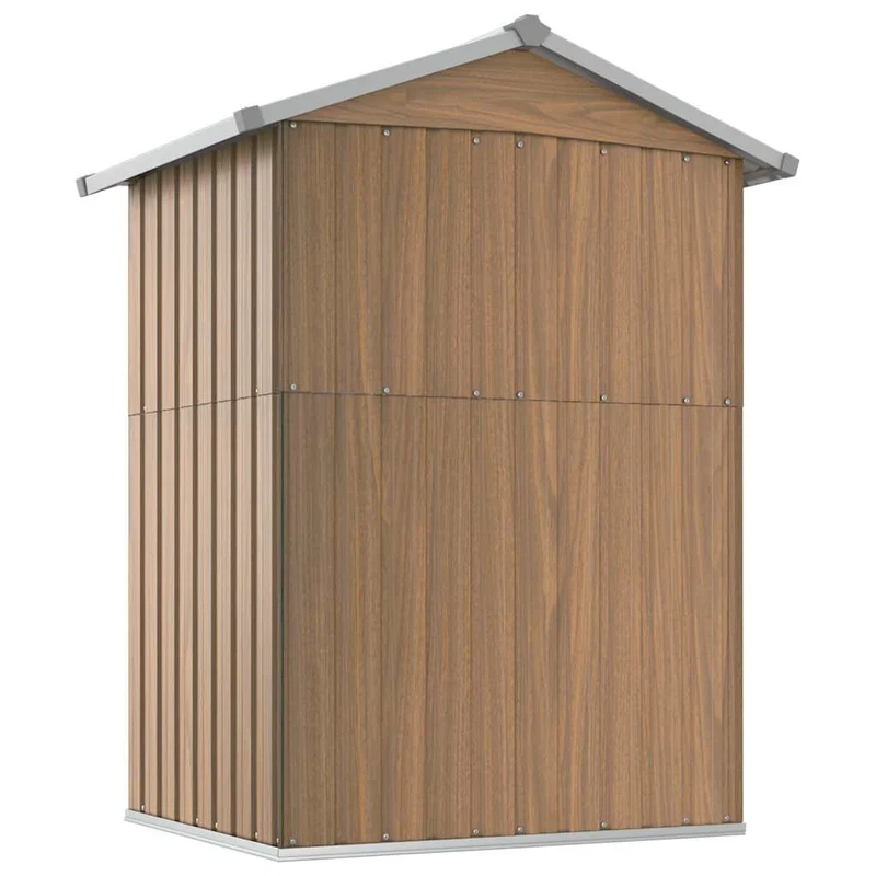 Gartenhaus Verzinkt 126x97,5x177cm Gerätehaus Geräteschuppen Schuppen