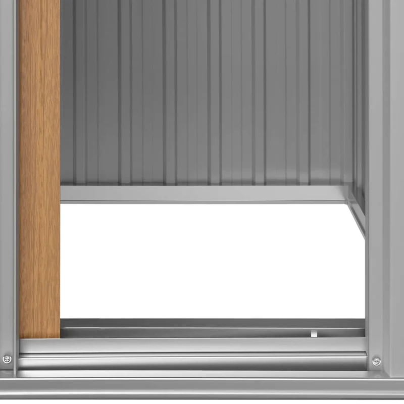 Gartenhaus Verzinkt 126x97,5x177cm Gerätehaus Geräteschuppen Schuppen