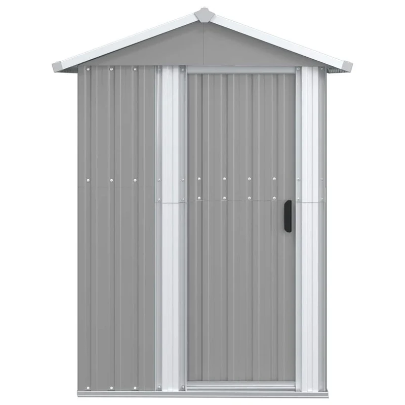 Geräteschuppen 126x97,5x177cm Verzinkt Gartenhaus Schuppen Metall Gartenmöbel