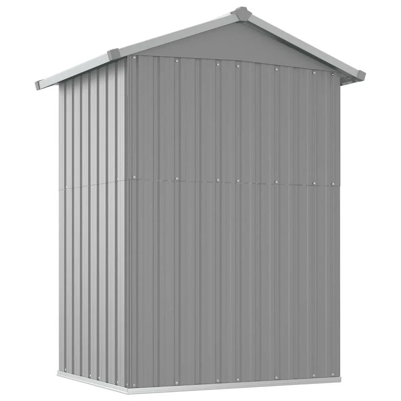 Geräteschuppen 126x97,5x177cm Verzinkt Gartenhaus Schuppen Metall Gartenmöbel