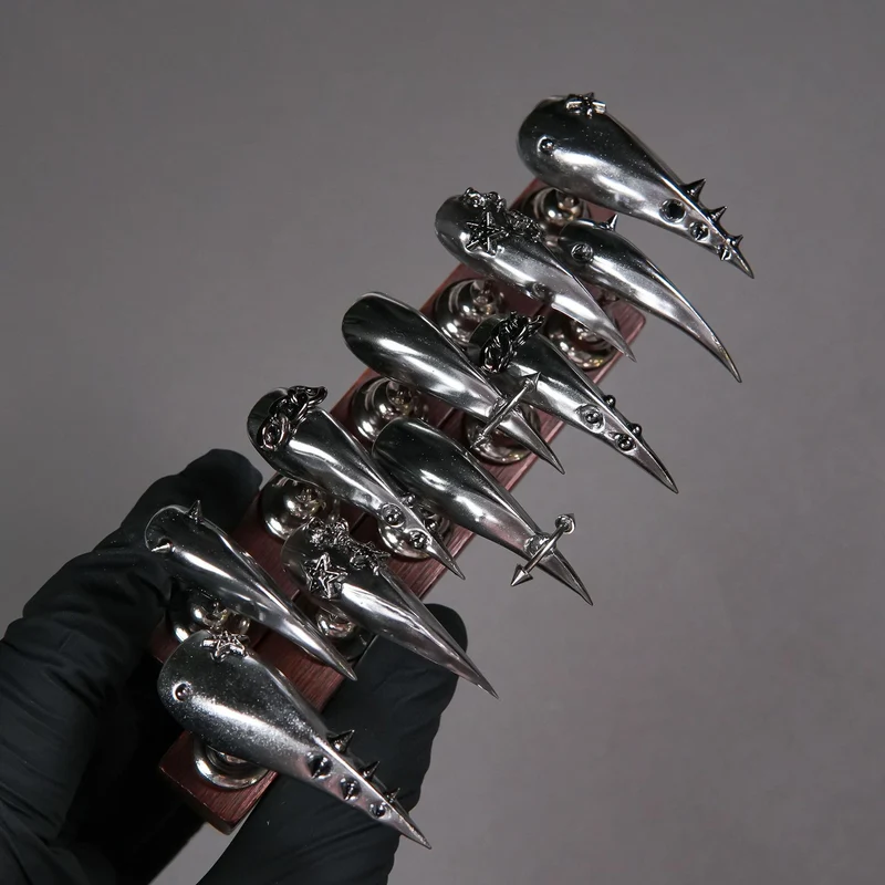 Spitze Stiletto Press-On Nägel