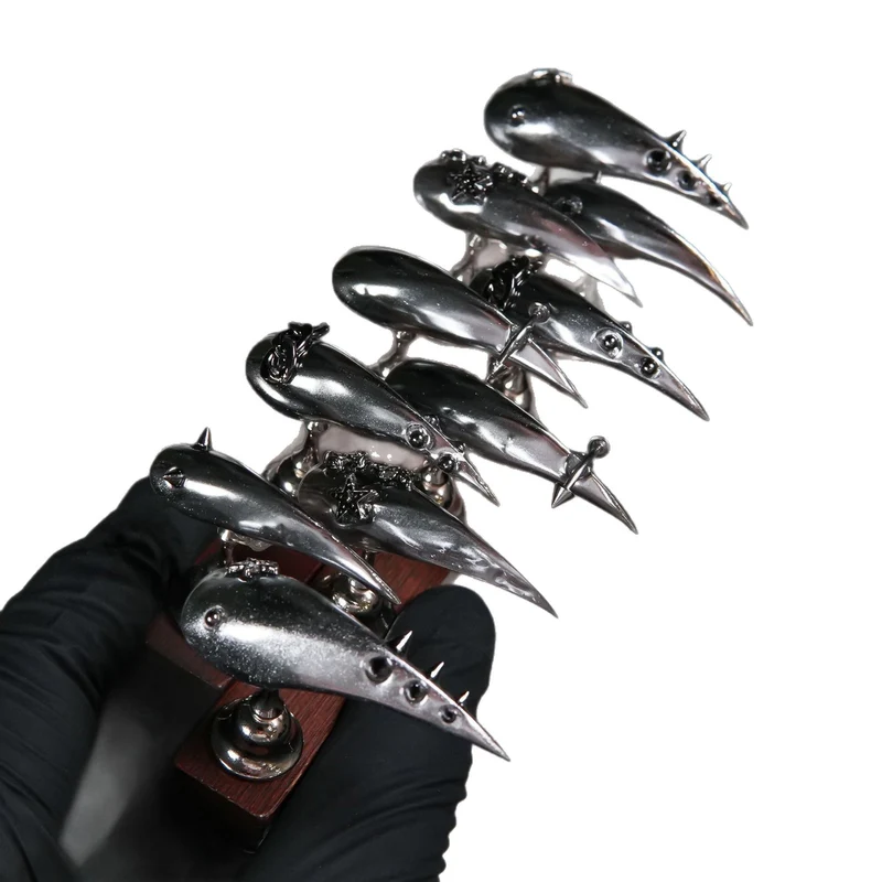 Spitze Stiletto Press-On Nägel