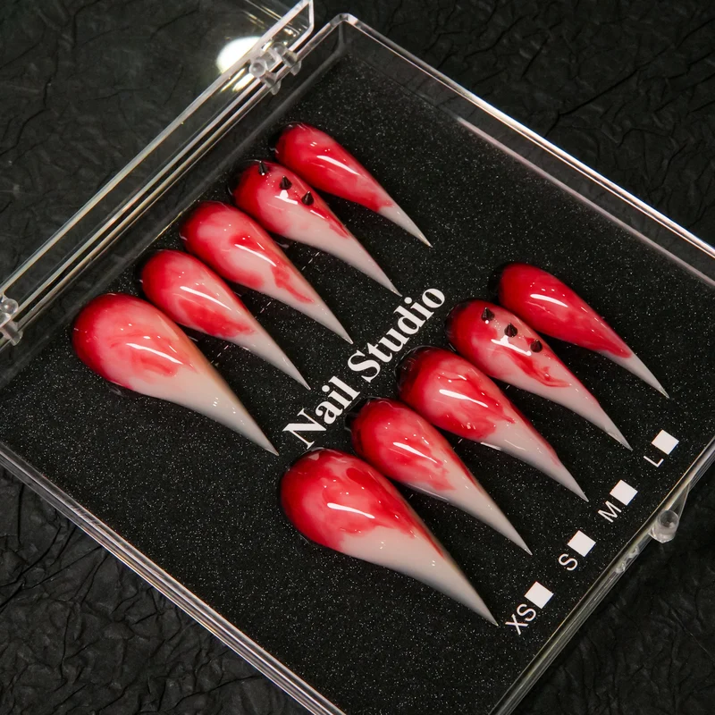 Spiked Stiletto Press-On Nail Set