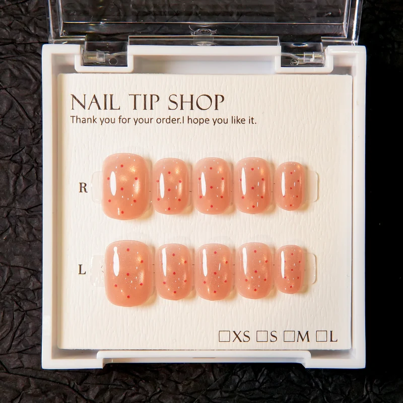 Funkelnde Press-On Nagelspitzen