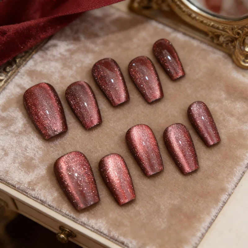 Funkelndes Gradient Press-On Nagelset