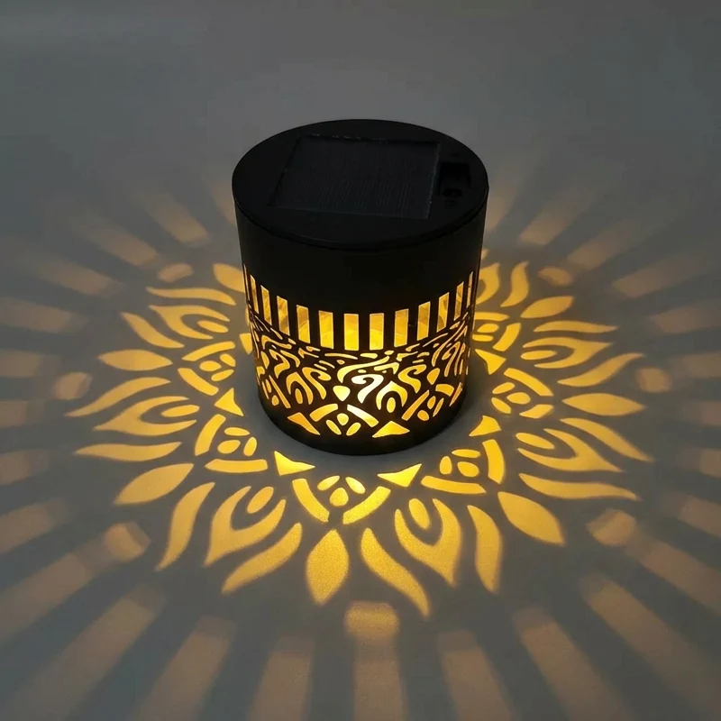 ☀️ Solar-Mandalaleuchte für Garten & Terrasse – 2-in-1 Bodenlampe & Wandleuchte – Ornamentale Lichtdeko mit Vintage-Effekt – Rostfrei & Langlebig