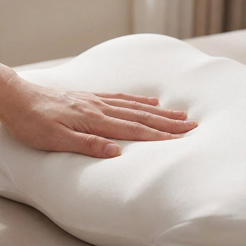 ☁️ Bio-Memory-Schaumkissen – Ergonomisch geformt & druckentlastend für besseren Schlaf
