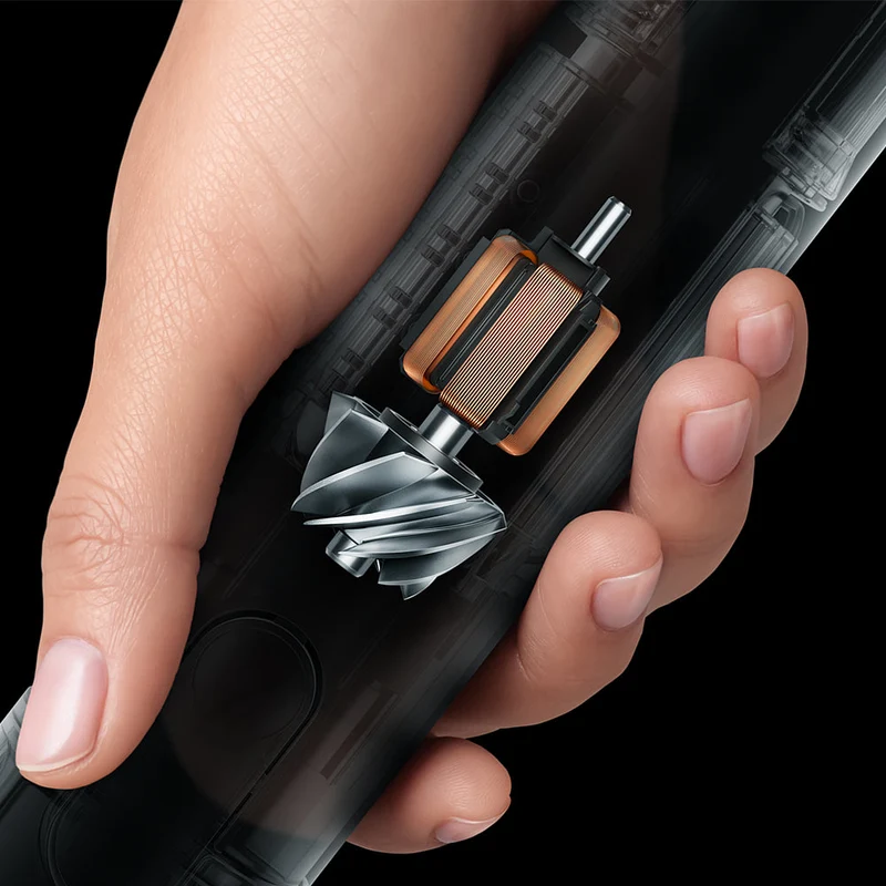 Dyson PencilVac Fluffycones Akkustaubsauger - Matte Schwarz | 492690-01