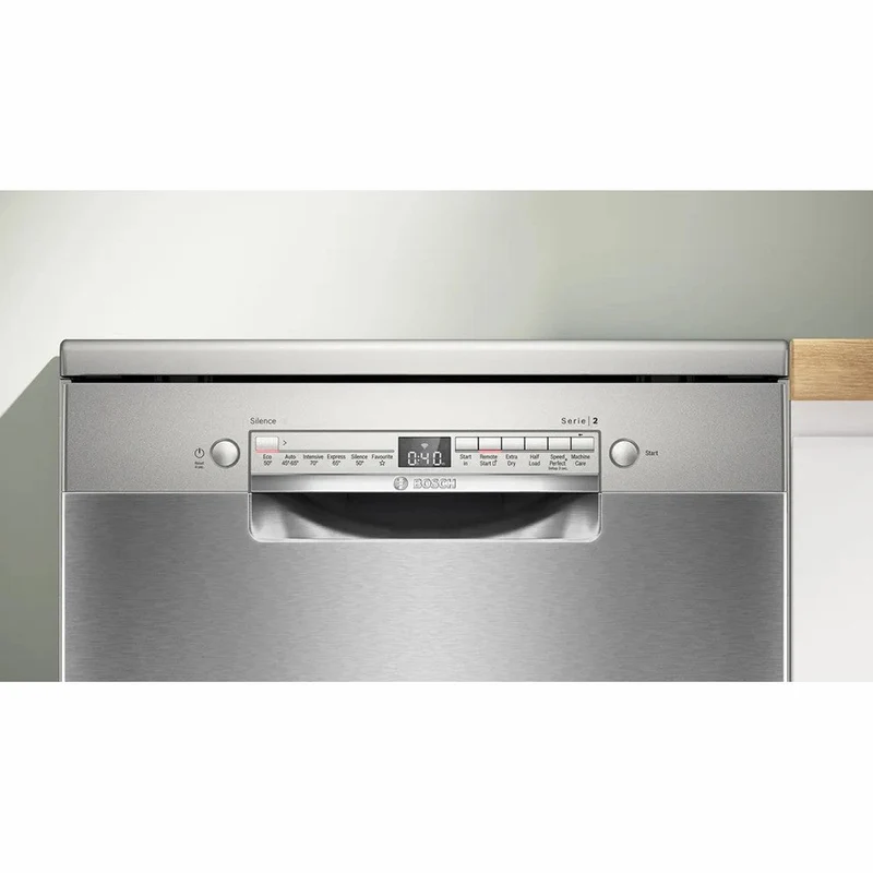 Bosch Series 2 60CM freistehend Drawer Geschirrspüler - Silber Inox | SMS2HVI67G
