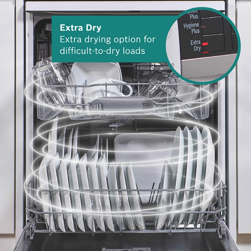 Bosch Series 2 60CM freistehend Standard Geschirrspüler - Weiß | SMS26AW08G