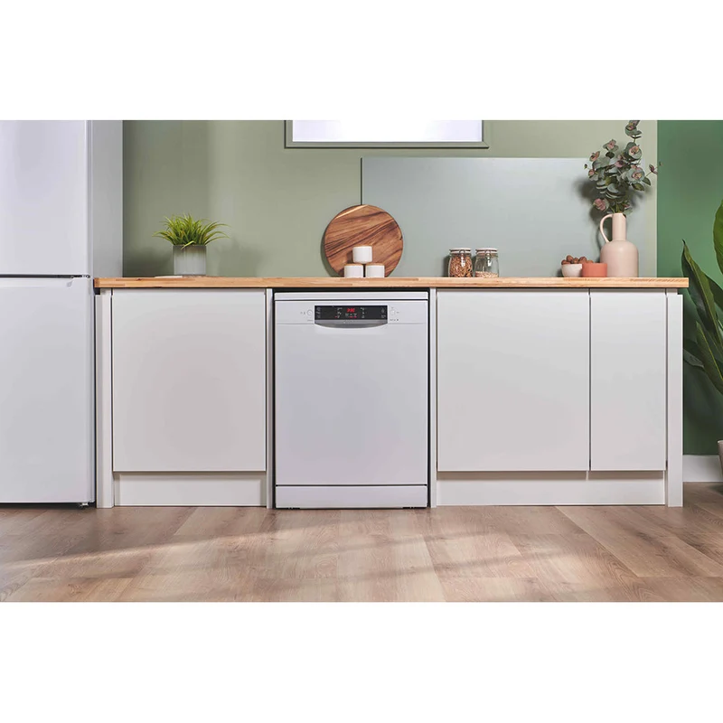 Bosch Series 2 60CM freistehend Standard Geschirrspüler - Weiß | SMS26AW08G