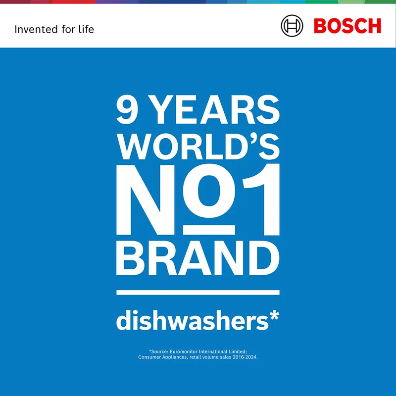 Bosch Series 2 60CM freistehend Standard Geschirrspüler - Weiß | SMS26AW08G