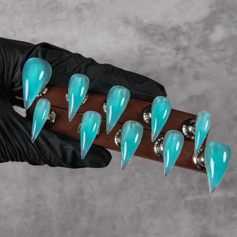 Scharfe Acryl Press-On Nagelset