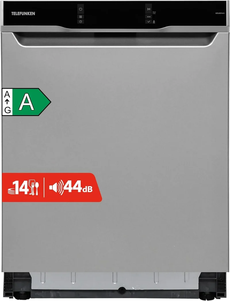 Geschirrspüler, 60 cm, 44 dB, Energieklasse A, Telefunken GEU6014AI