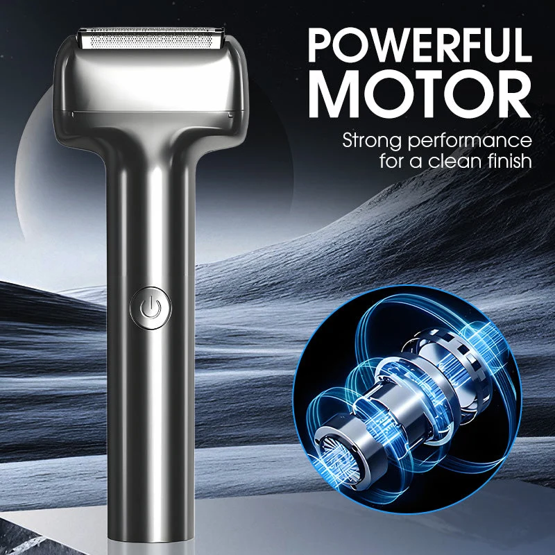 🧔 50% RABATT! ⚡ Effizienter Wiederaufladbarer Folienrasierer für Herren – Leistungsstark, Kompakt & Waschbar 🚀