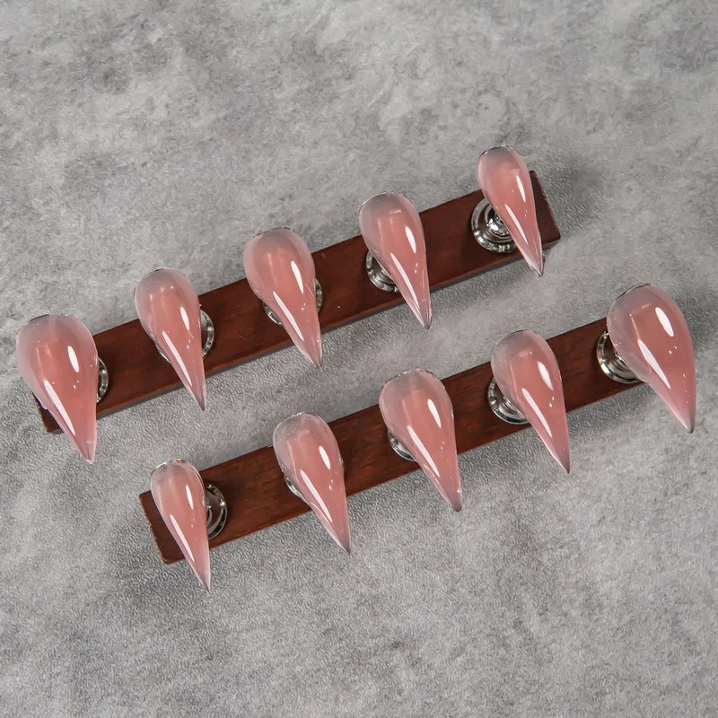 Premium Stiletto Press-On Nägel mit glänzender Oberfläche