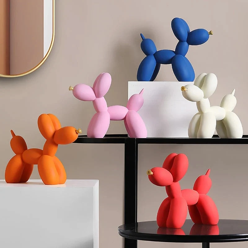 Skanto Skanto | Luxuriöse Heimdekoration, Ballonhund Dekoration, Bürotisch Accessoire, Tierdekor, Moderne Populäre Kunst, Nordische Statuen