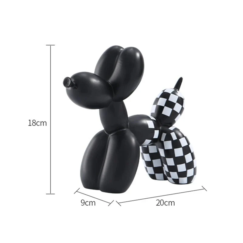 Skanto Skanto | Luxuriöse Heimdekoration, Ballonhund Dekoration, Bürotisch Accessoire, Tierdekor, Moderne Populäre Kunst, Nordische Statuen