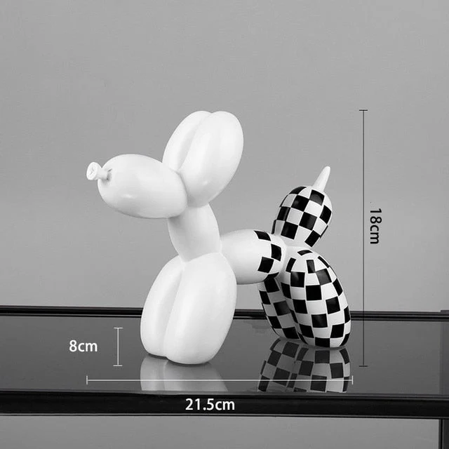 Skanto Skanto | Luxuriöse Heimdekoration, Ballonhund Dekoration, Bürotisch Accessoire, Tierdekor, Moderne Populäre Kunst, Nordische Statuen
