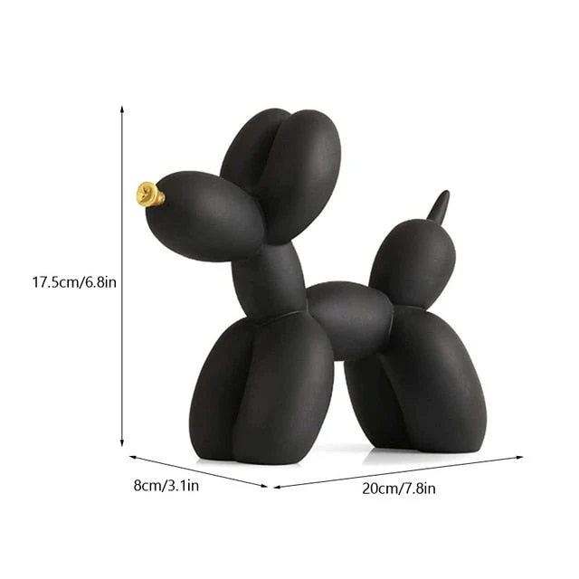 Skanto Skanto | Luxuriöse Heimdekoration, Ballonhund Dekoration, Bürotisch Accessoire, Tierdekor, Moderne Populäre Kunst, Nordische Statuen