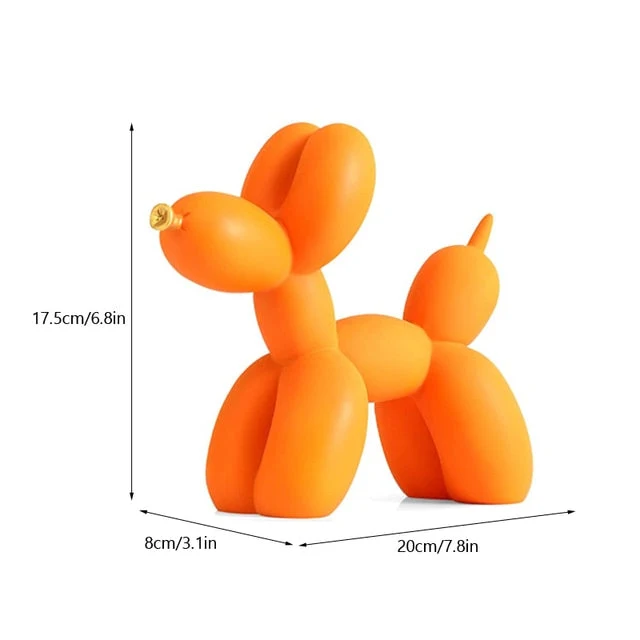 Skanto Skanto | Luxuriöse Heimdekoration, Ballonhund Dekoration, Bürotisch Accessoire, Tierdekor, Moderne Populäre Kunst, Nordische Statuen