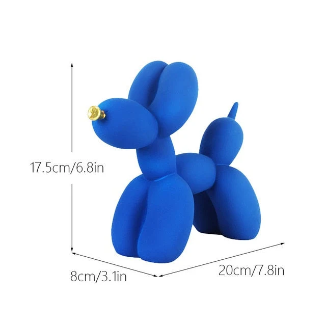 Skanto Skanto | Luxuriöse Heimdekoration, Ballonhund Dekoration, Bürotisch Accessoire, Tierdekor, Moderne Populäre Kunst, Nordische Statuen