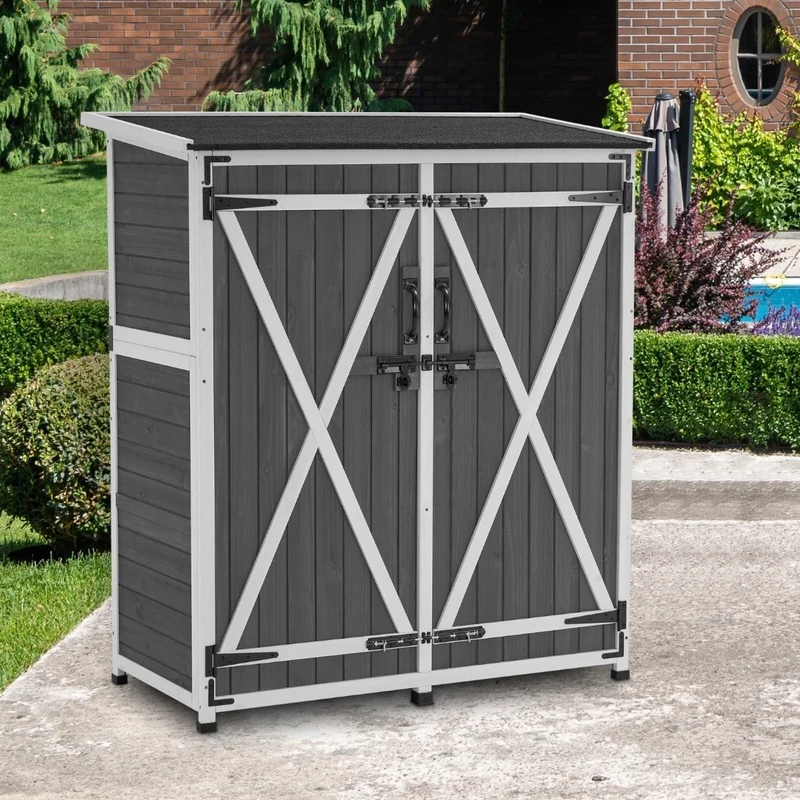 Gartenschrank Wetterfest Schrank Outdoor Gartenhaus Garten