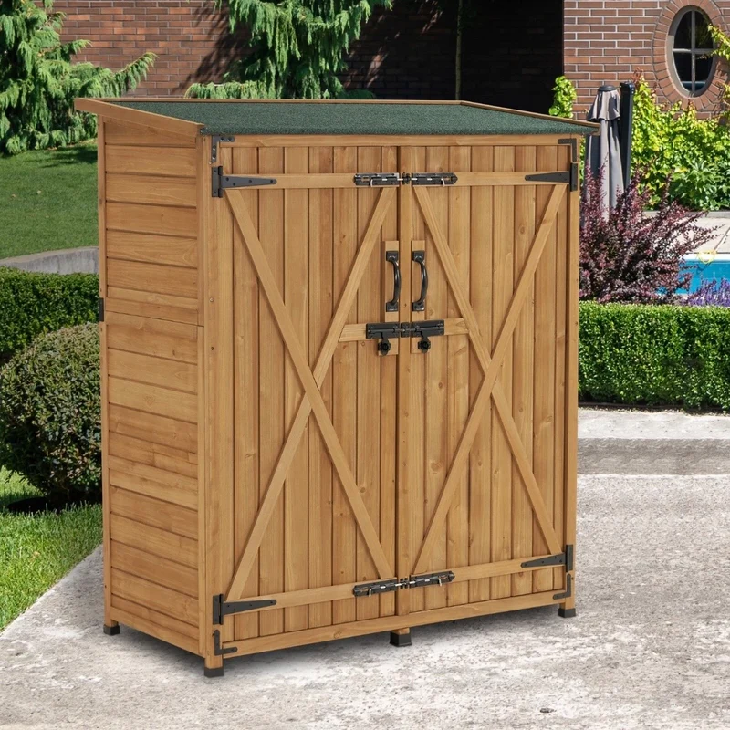 Gartenschrank Wetterfest Schrank Outdoor Gartenhaus Garten