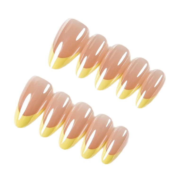 Premium Glänzende Stiletto Press-On Nagelspitzen