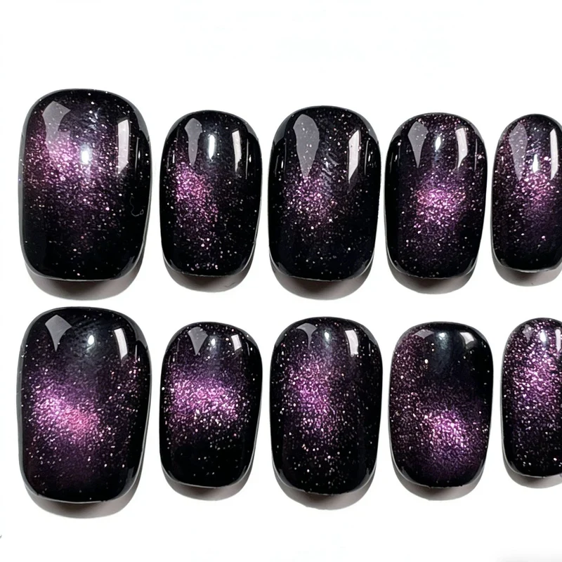 Premium Glänzendes Press-On Nagel Set