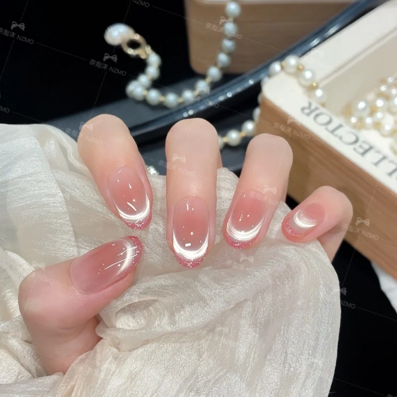 Premium French Tip Press-On Nagel Set