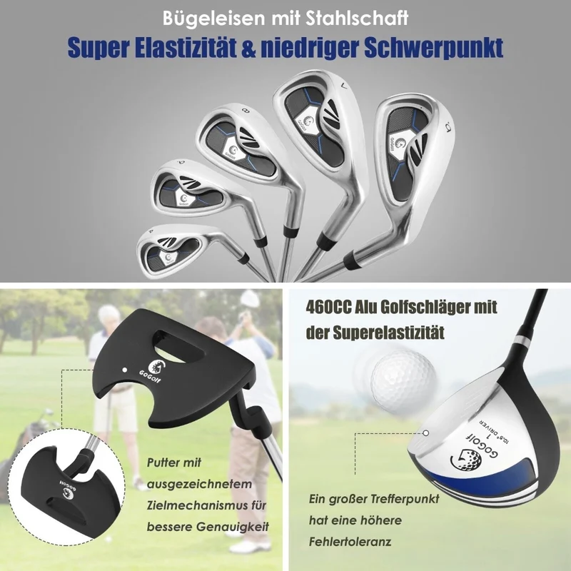 Golfschlägerset Golfset Komplettset Golf Einsteigerset Set Golfschläger