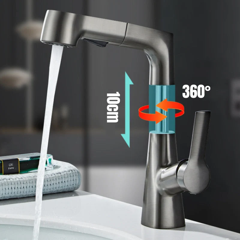 🔥Solange der Vorrat reicht 40 % Rabatt!🎉1-Loch-Badewasserhahn mit herausziehbarer Brause