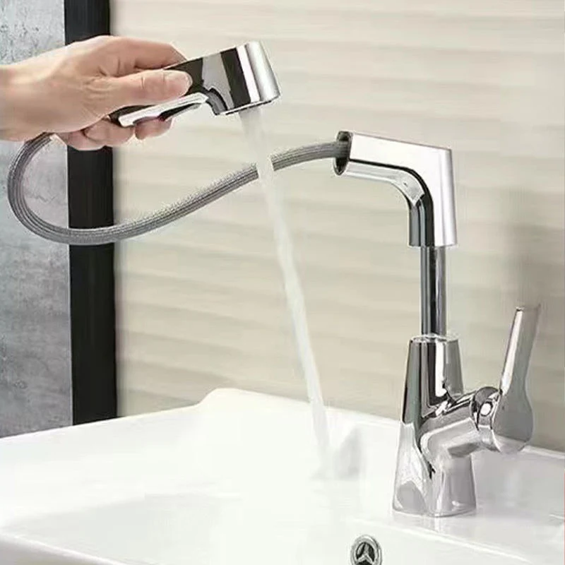 🔥Solange der Vorrat reicht 40 % Rabatt!🎉1-Loch-Badewasserhahn mit herausziehbarer Brause