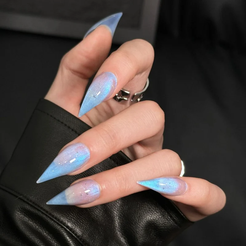 Ombré Stiletto Press-On Nägel