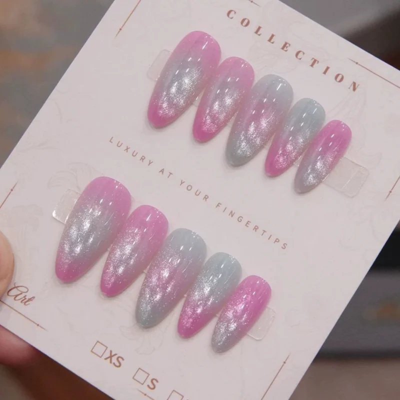 Ombre Stiletto Press-On Nägel