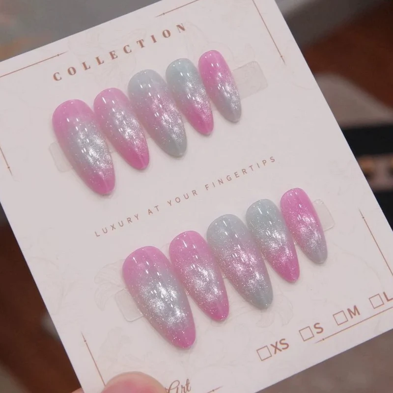 Ombre Stiletto Press-On Nägel